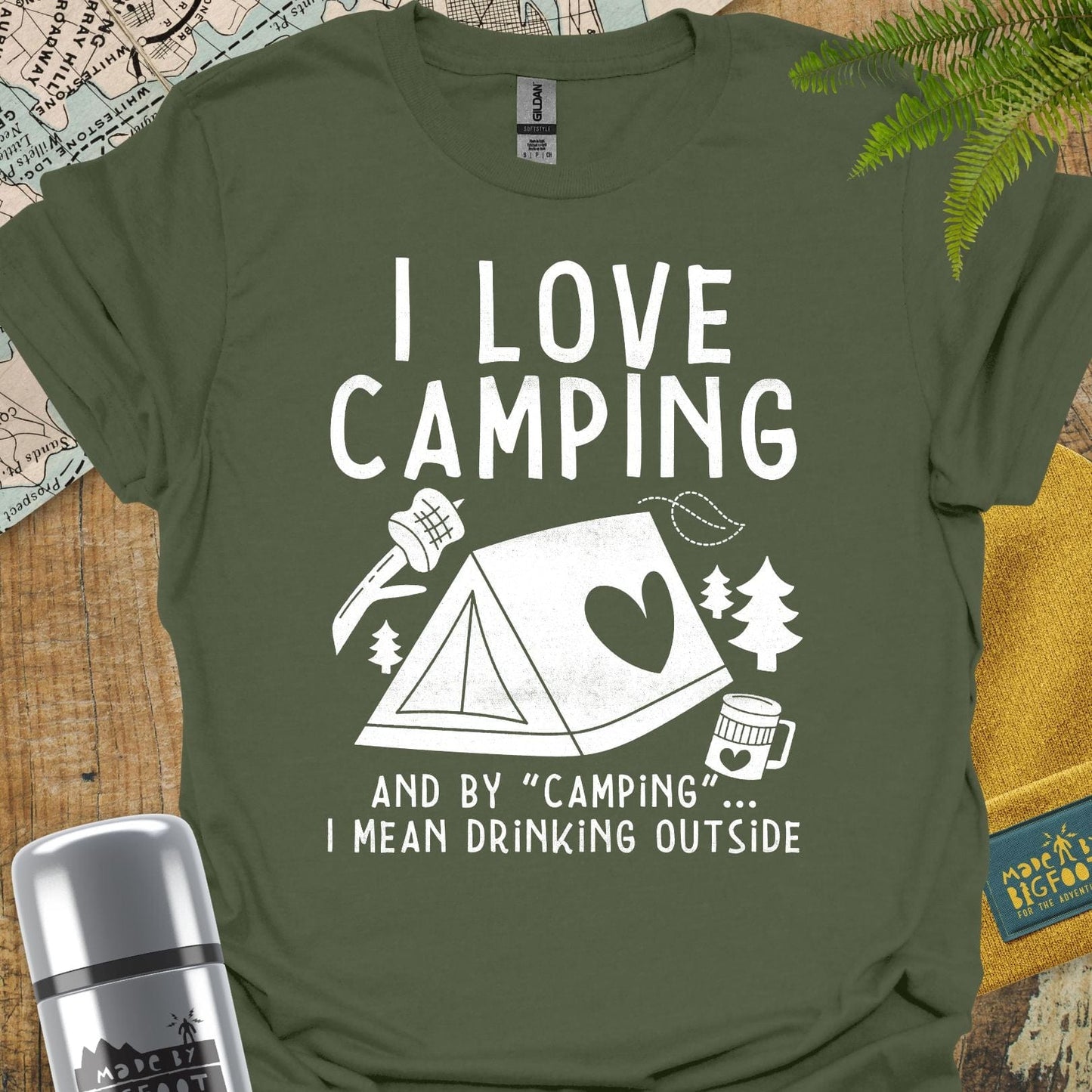 I Love Camping... And By "Camping" I Mean Drinking Outside.