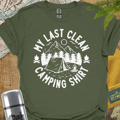 My Last Clean Camping Shirt