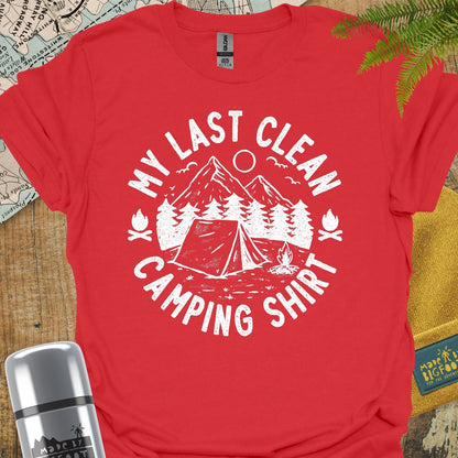 My Last Clean Camping Shirt