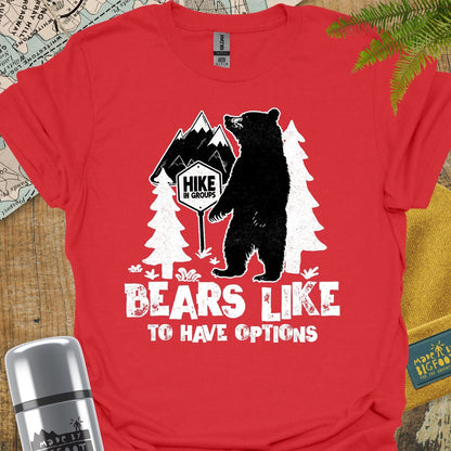 Hike In Groups. Bears Like To Have Options