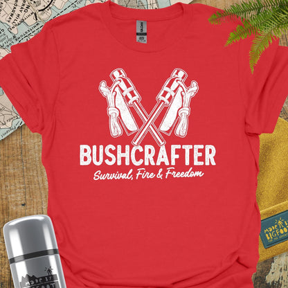 Bushcrafter. Survival, Fire, Freedom.