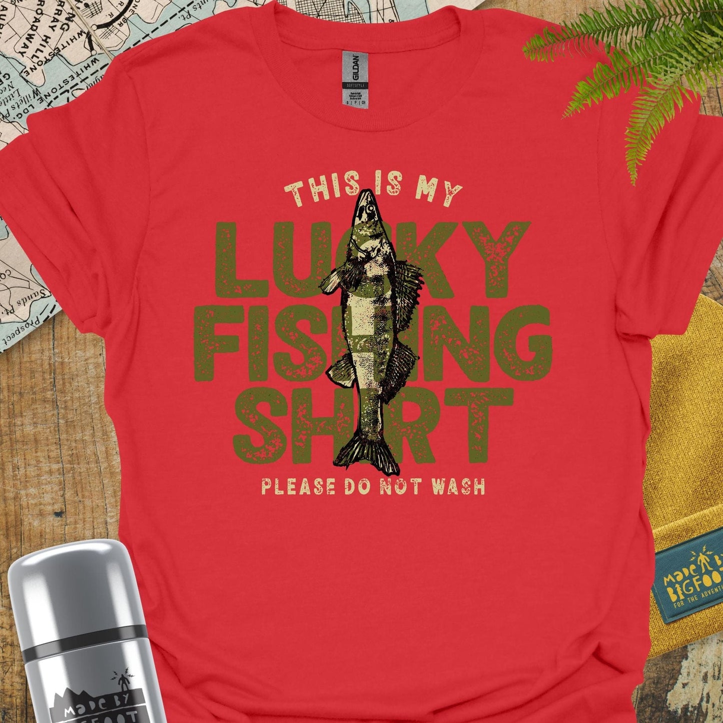 This Is My Lucky Fishing Shirt