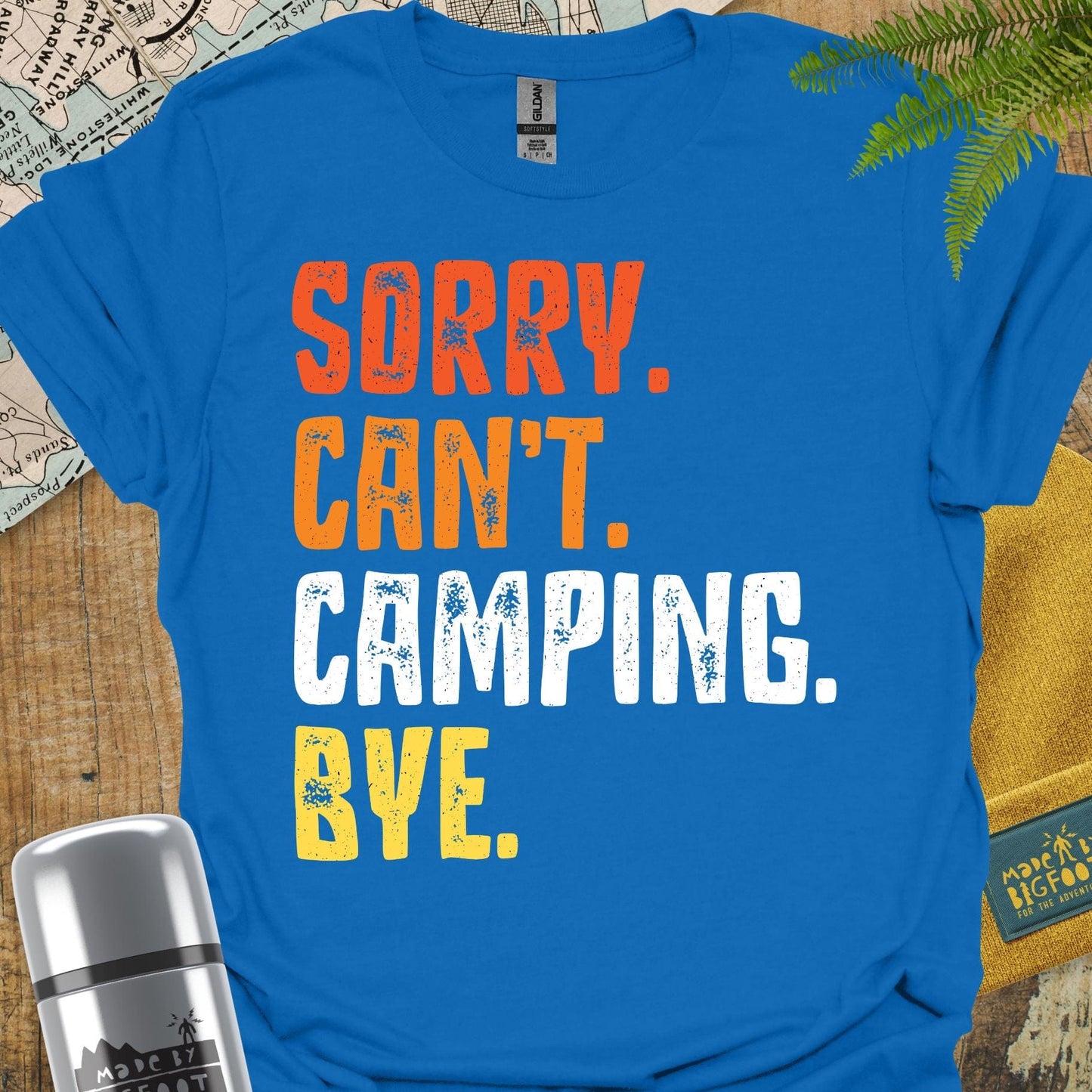 Sorry. Can't. Camping. Bye.