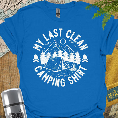 My Last Clean Camping Shirt