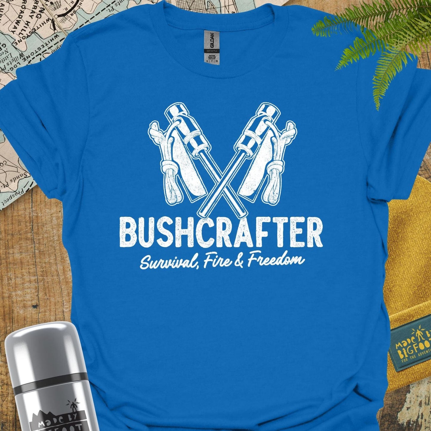 Bushcrafter. Survival, Fire, Freedom.