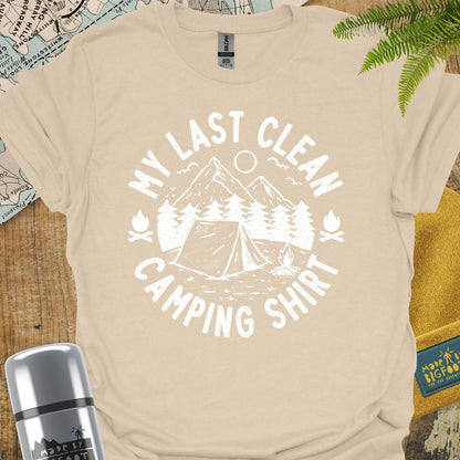 My Last Clean Camping Shirt