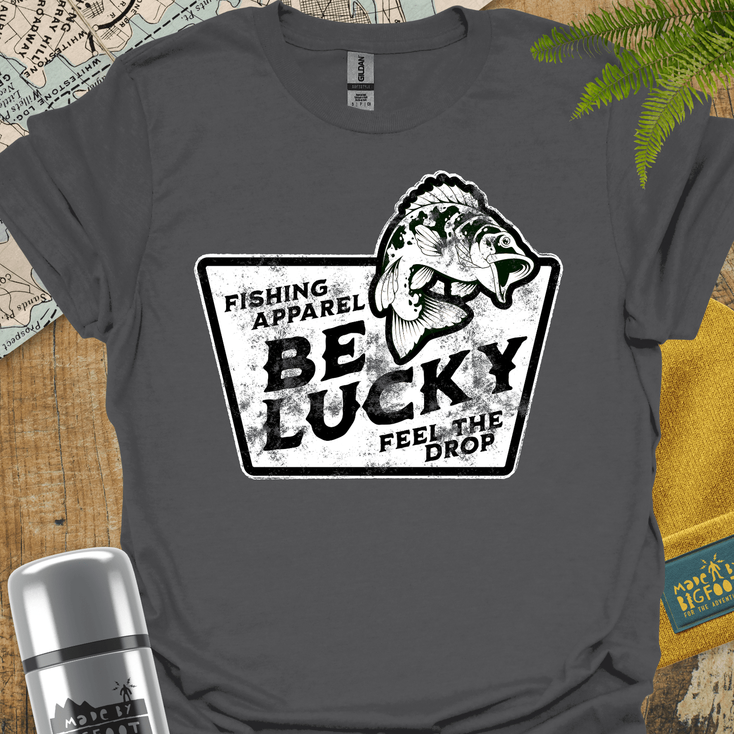 Fishing. Be Lucky. Feel The Drop.