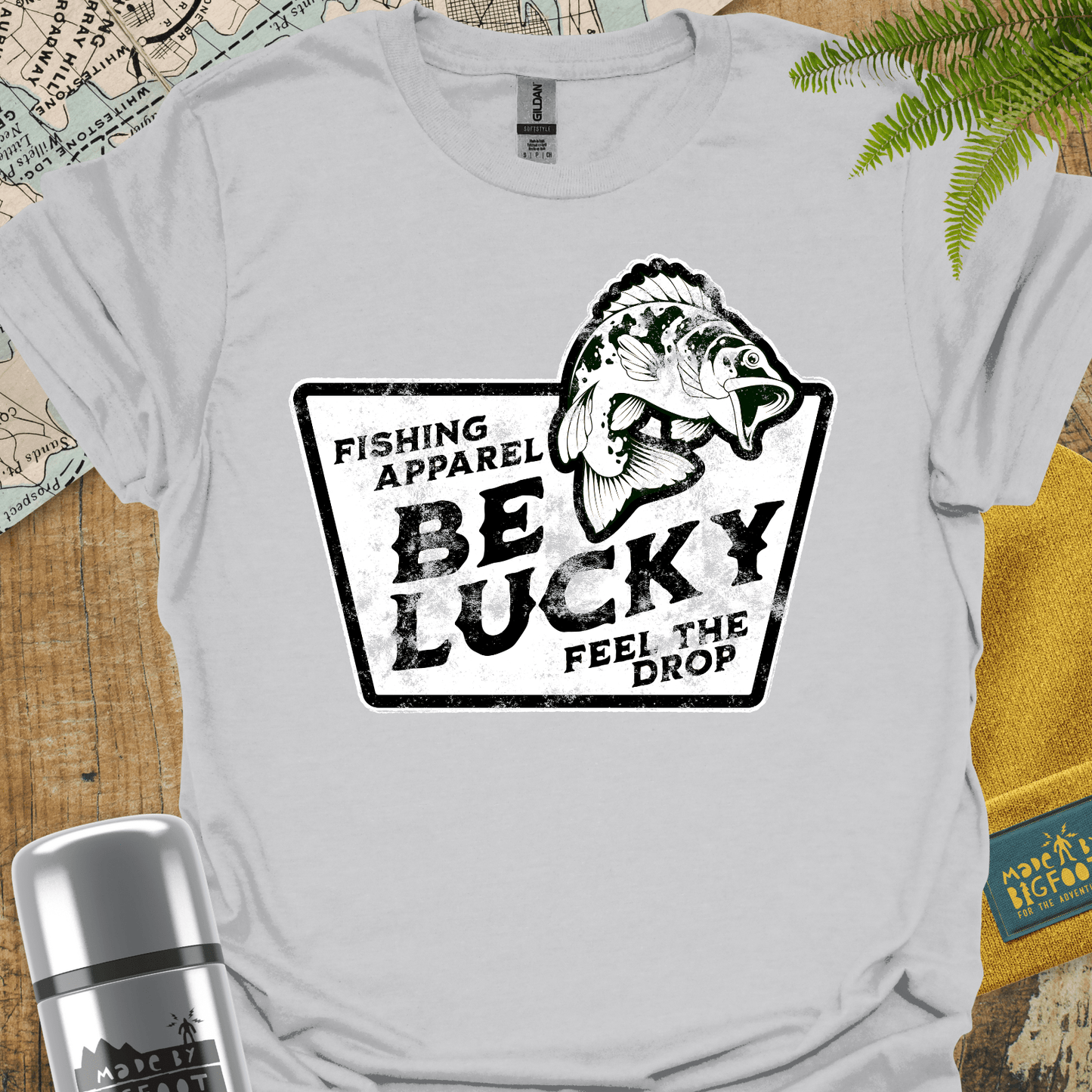 Fishing. Be Lucky. Feel The Drop.