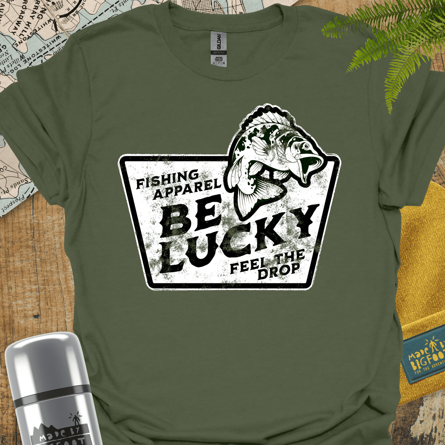 Fishing. Be Lucky. Feel The Drop.