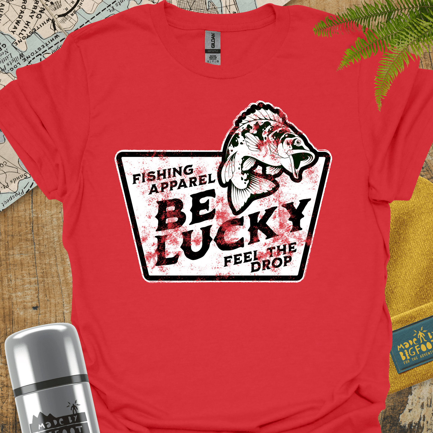 Fishing. Be Lucky. Feel The Drop.