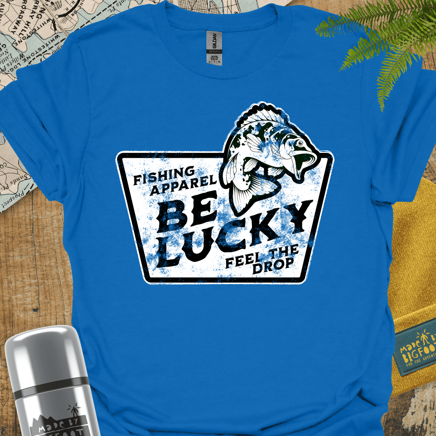 Fishing. Be Lucky. Feel The Drop.