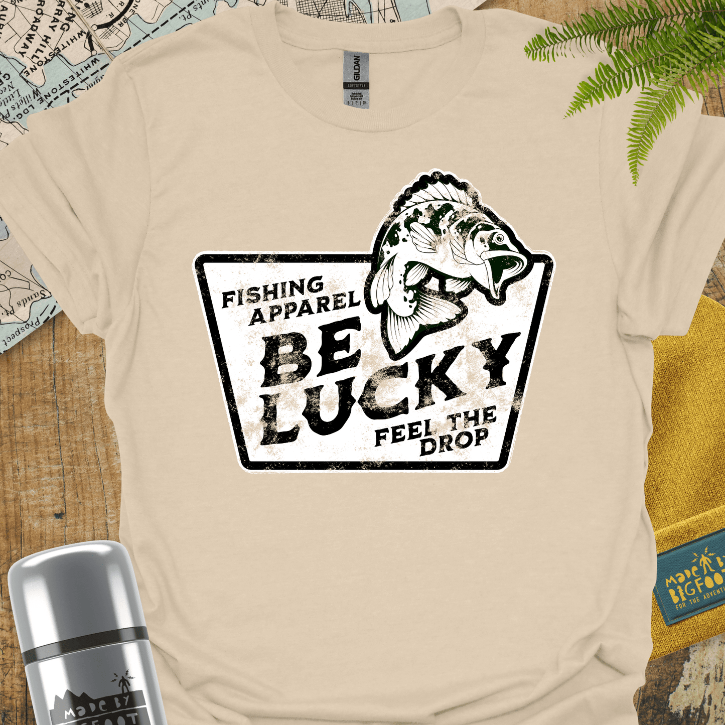 Fishing. Be Lucky. Feel The Drop.