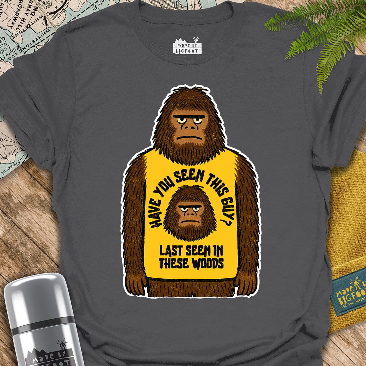 Have You Seen This Guy. Last Seen In These Woods.