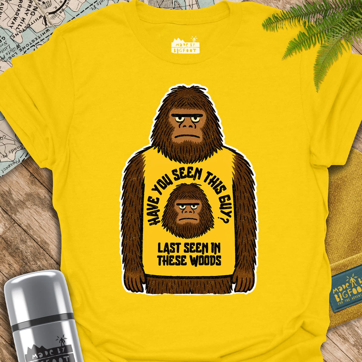 Have You Seen This Guy. Last Seen In These Woods.