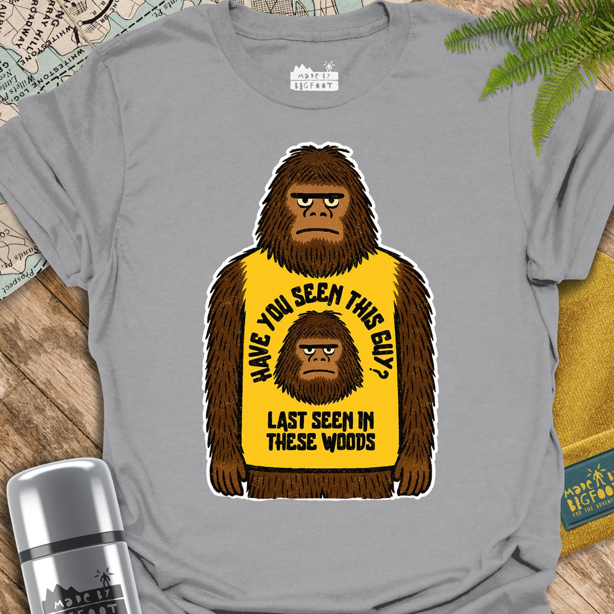 Have You Seen This Guy. Last Seen In These Woods.