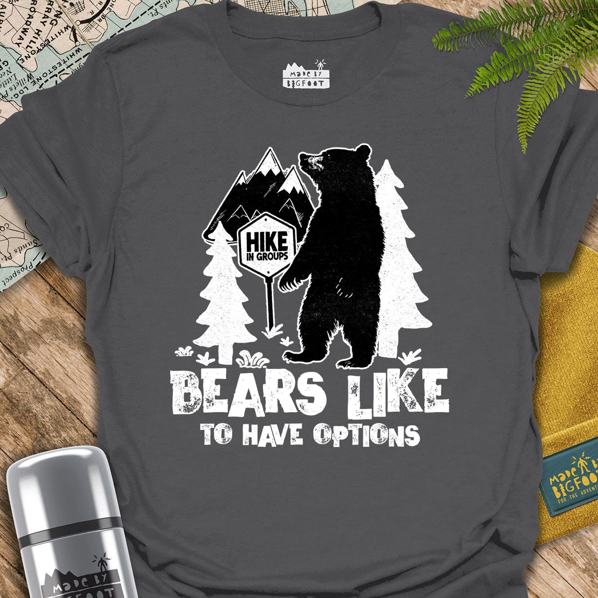 Hike In Groups. Bears Like To Have Options