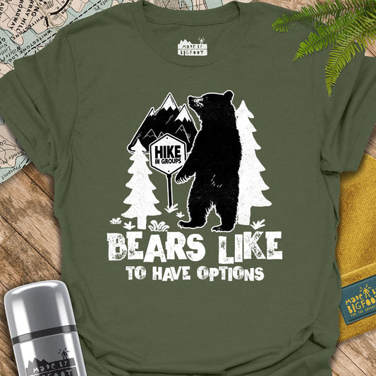 Hike In Groups. Bears Like To Have Options