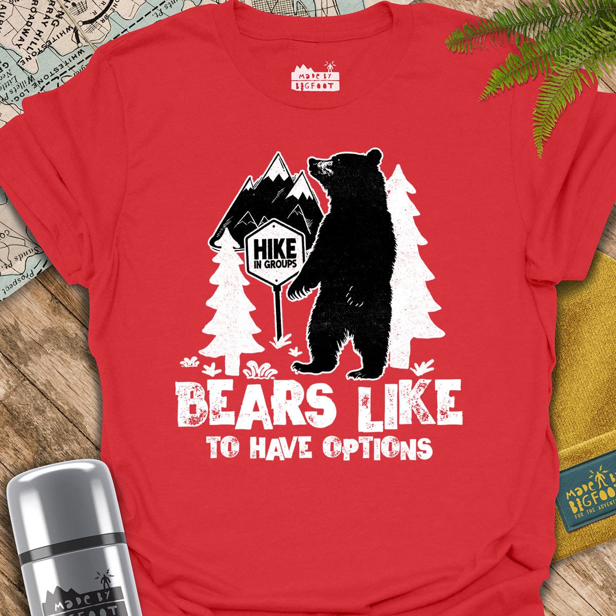 Hike In Groups. Bears Like To Have Options