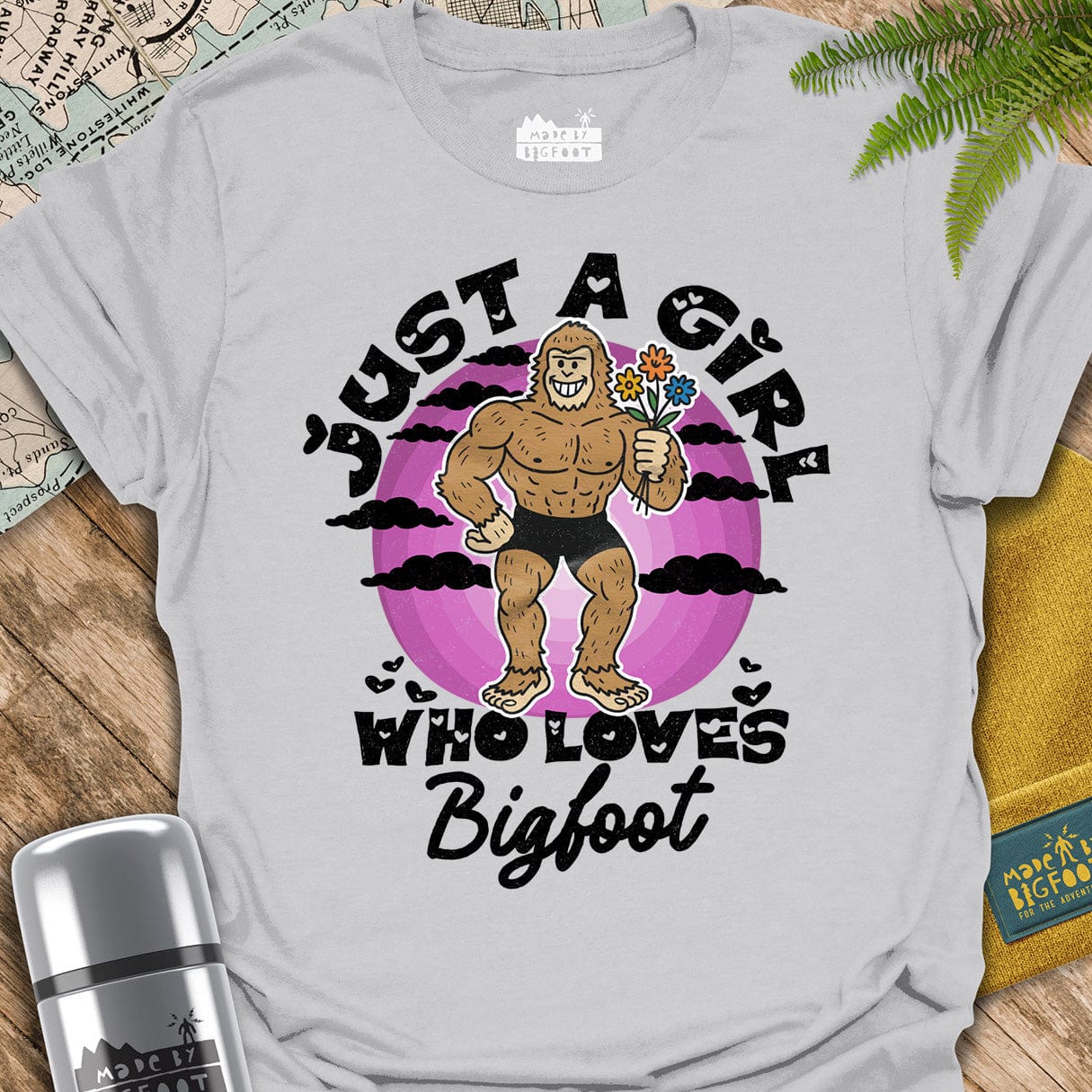 Just A Girl Who Loves Bigfoot (Flowers) 🌷