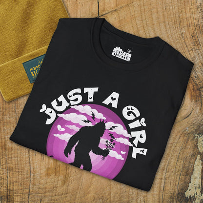 Just A Girl Who Loves Bigfoot (Flowers)