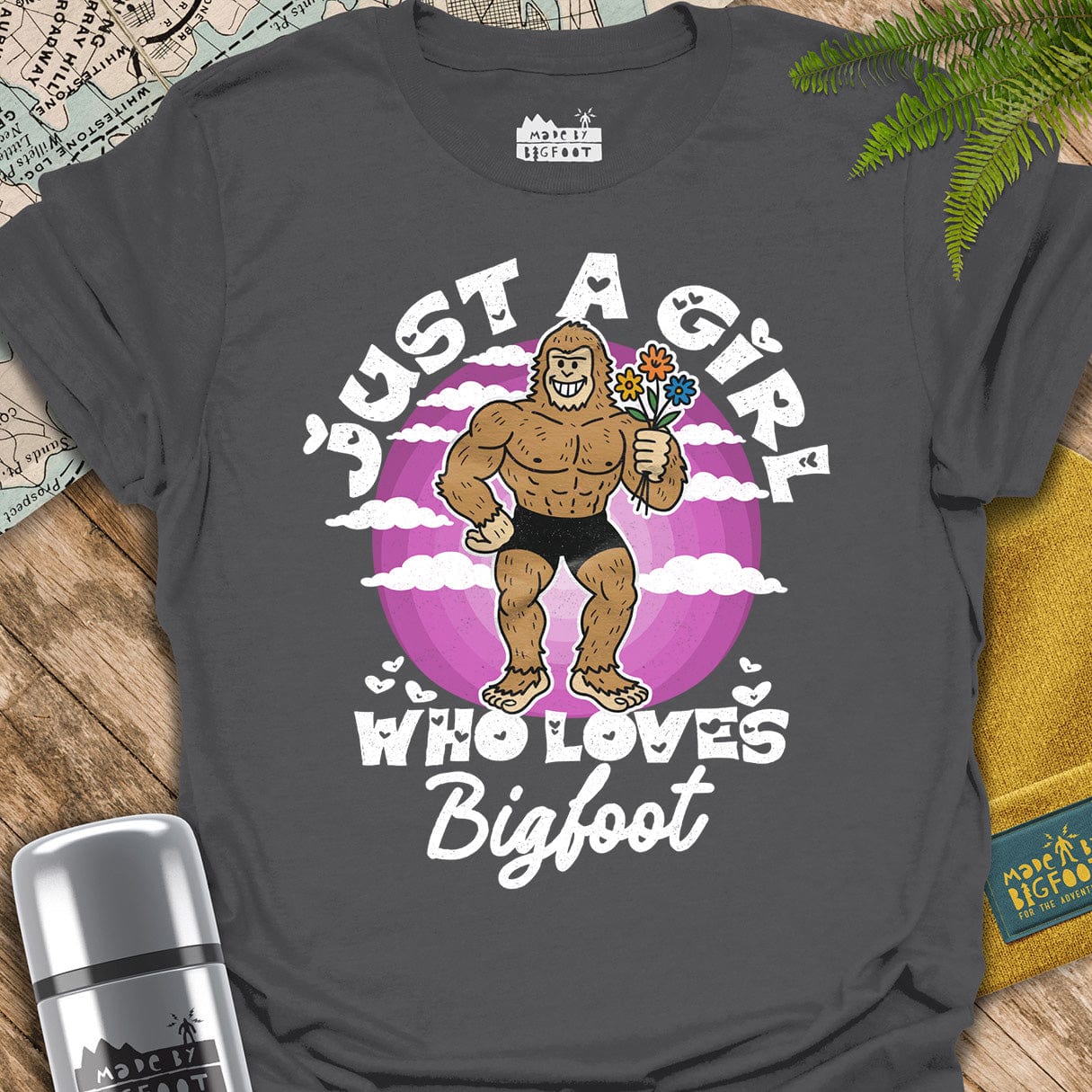Just A Girl Who Loves Bigfoot (Flowers) 🌷