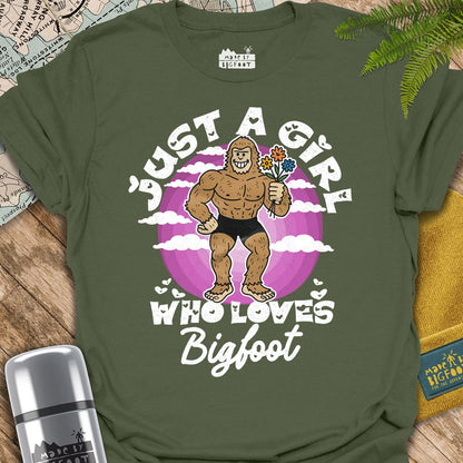 Just A Girl Who Loves Bigfoot (Flowers) 🌷
