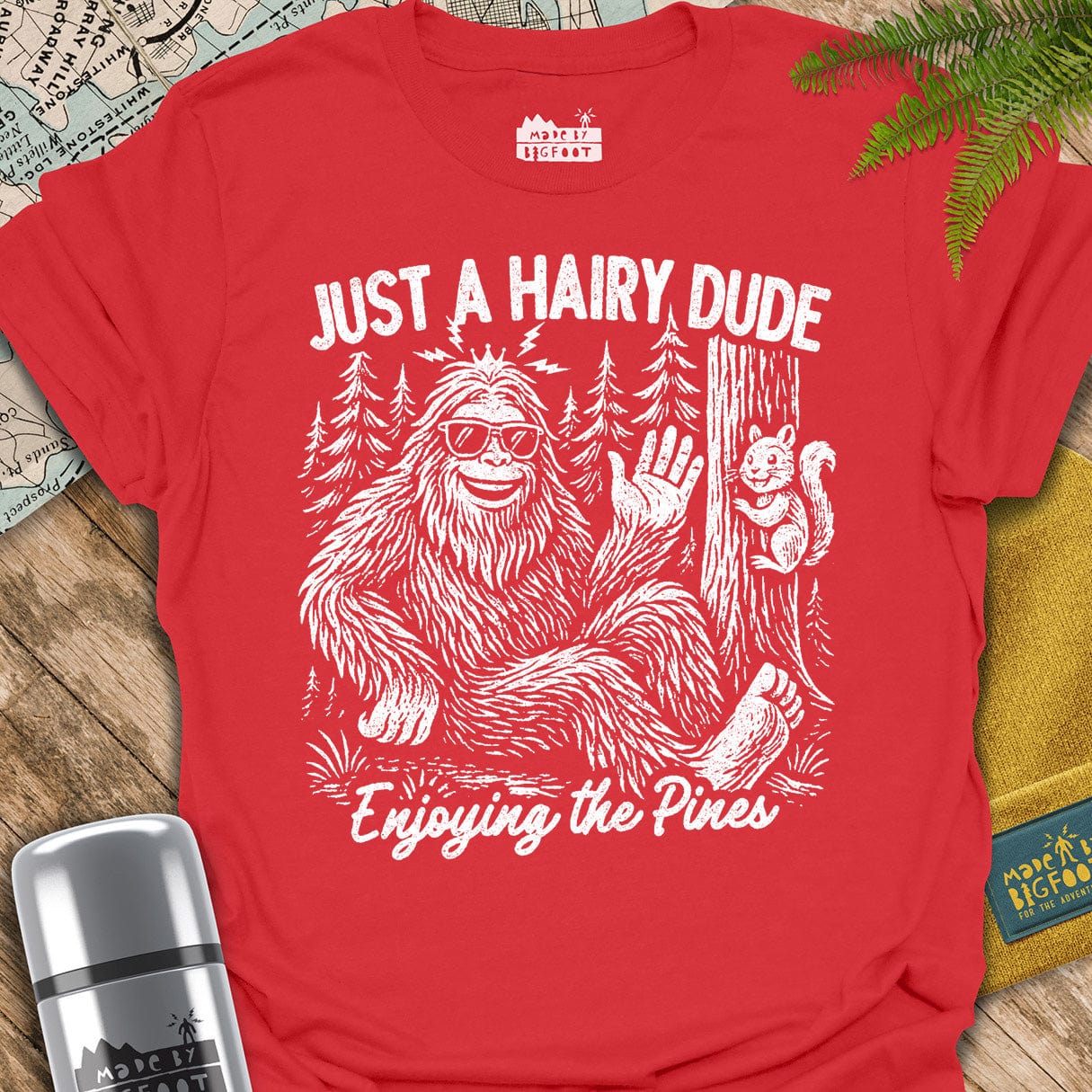 Just A Hairy Dude Enjoying The Pines