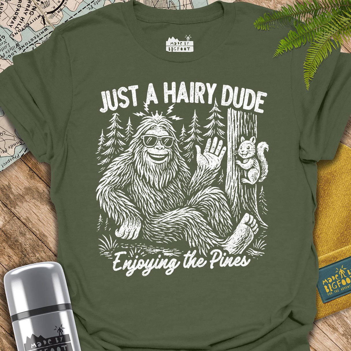 Just A Hairy Dude Enjoying The Pines.