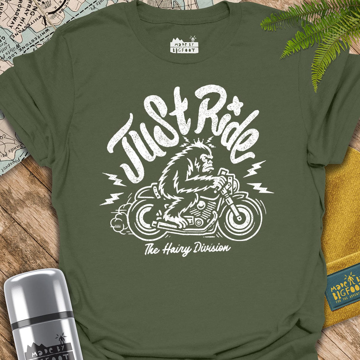 Just Ride. The Hairy Division.