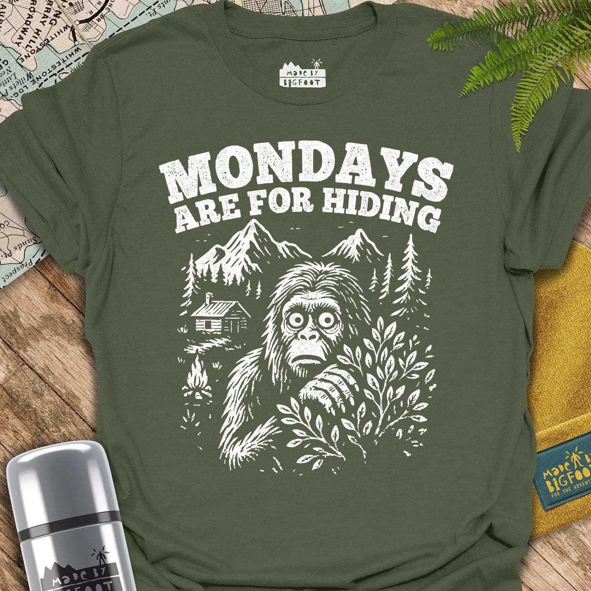 Mondays Are For Hiding. (Sasquatch Said)
