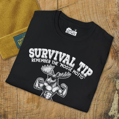 Moose Motto. Antlers First. Questions Later