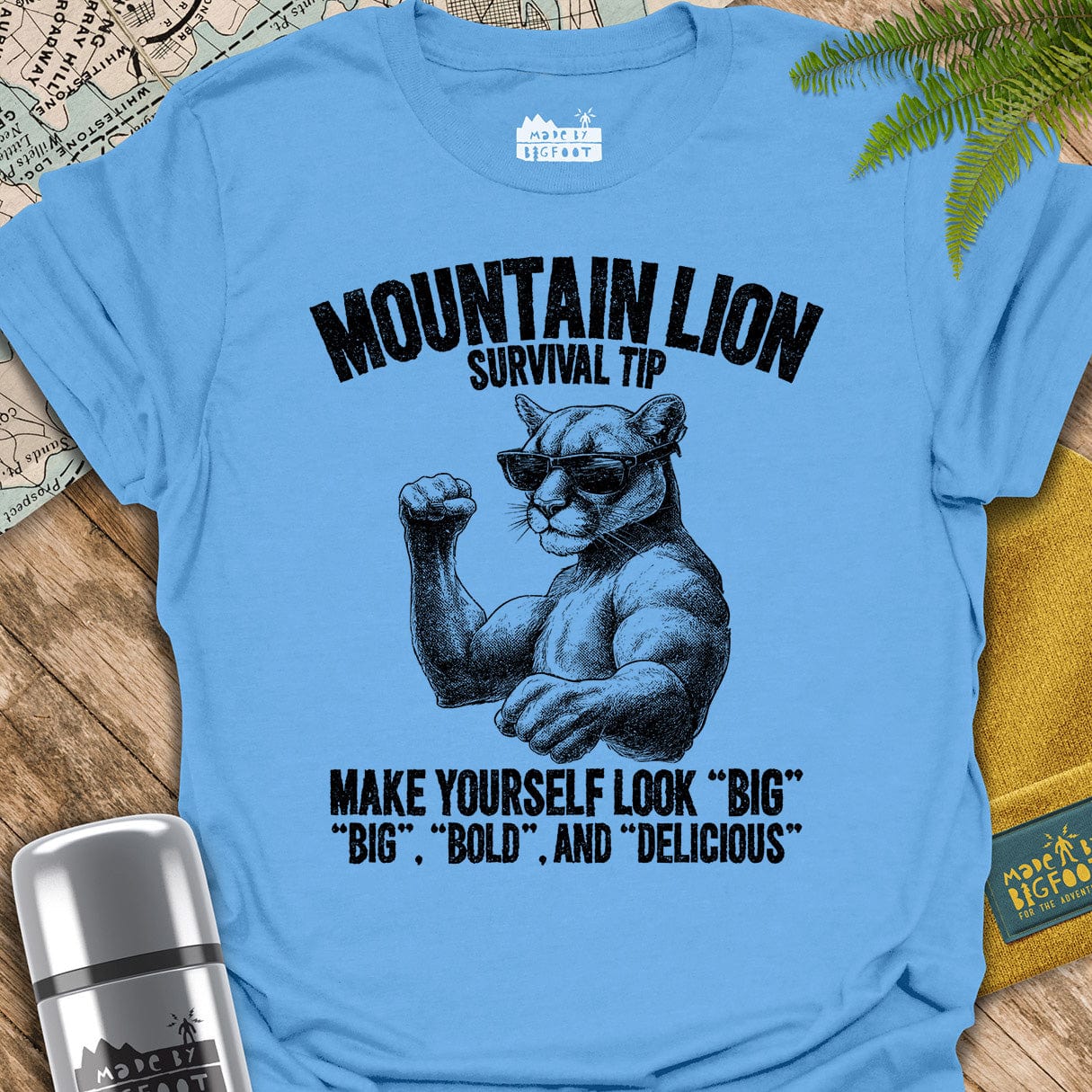 Mountain Lion Attack Tip. Make Yourself Look Big! Big, Bold, and Delicious.