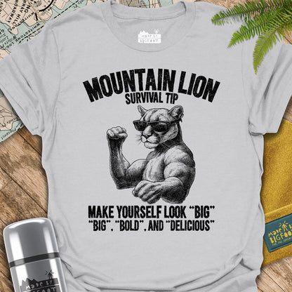 Mountain Lion Attack Tip. Make Yourself Look Big! Big, Bold, and Delicious.