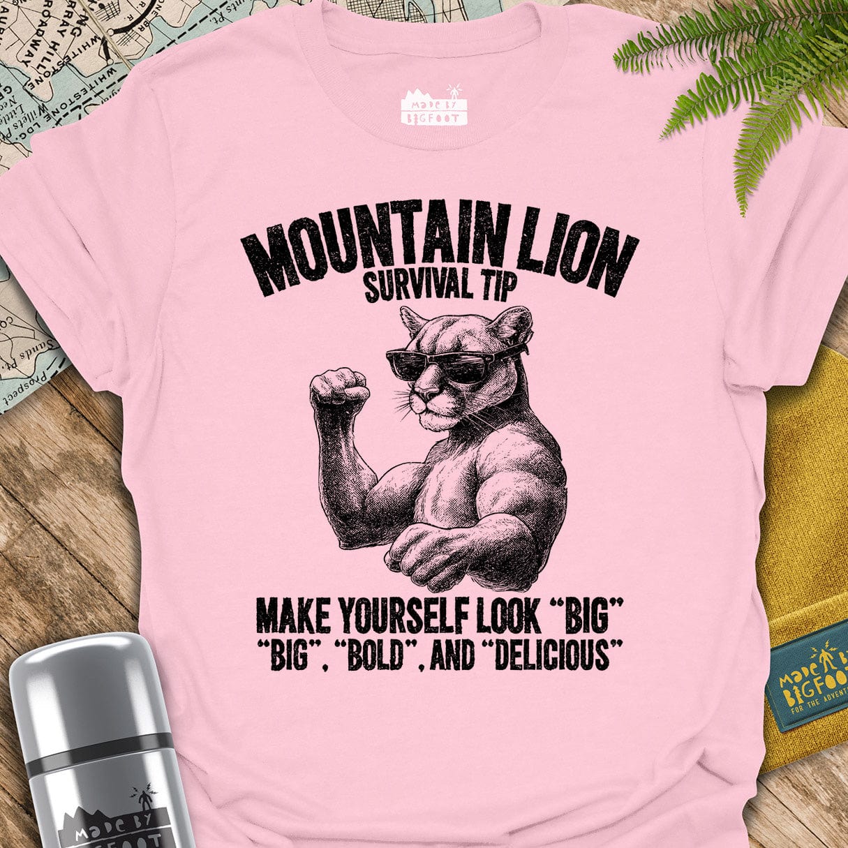 Mountain Lion Attack Tip. Make Yourself Look Big! Big, Bold, and Delicious.
