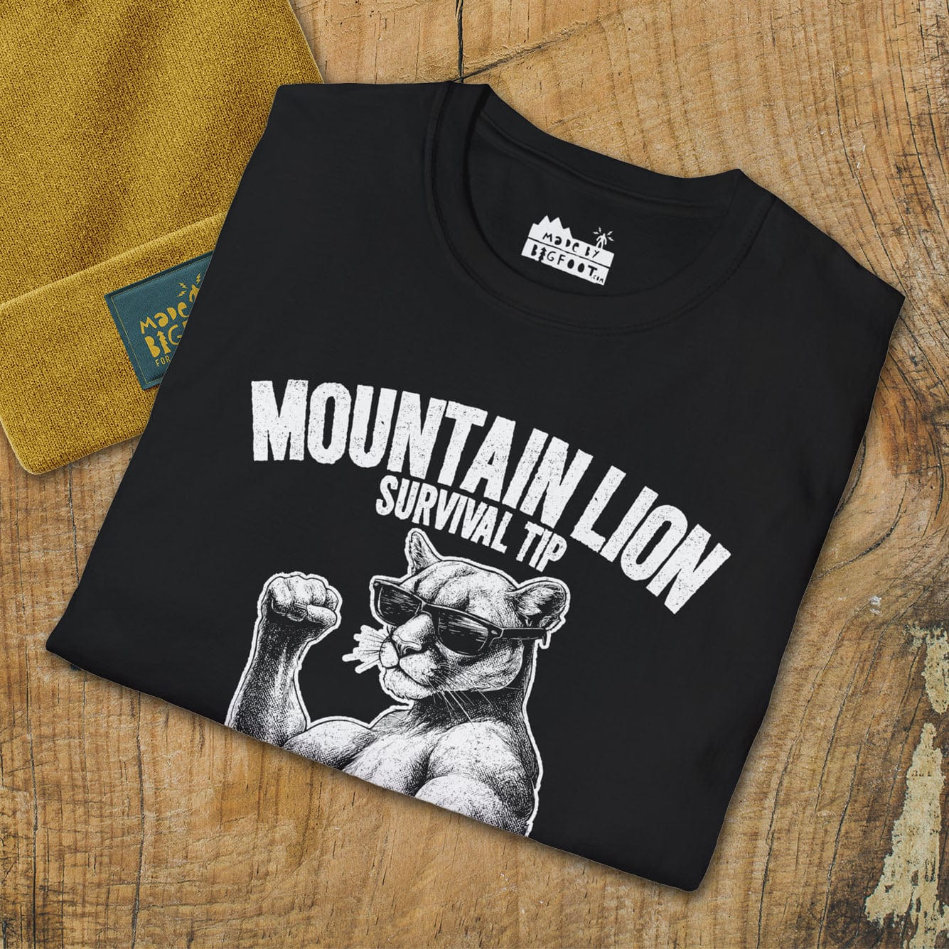 Mountain Lion Attack Tip. Make Yourself Look Big! Big, Bold, and Delicious.