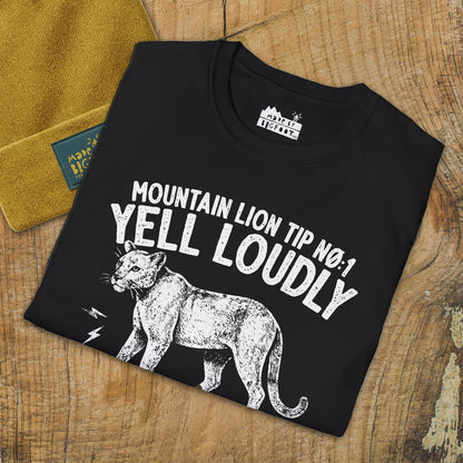 Mountain Lion Tip One. Yell Loudly. Nothing Says Eat Me Like Screaming Pray.