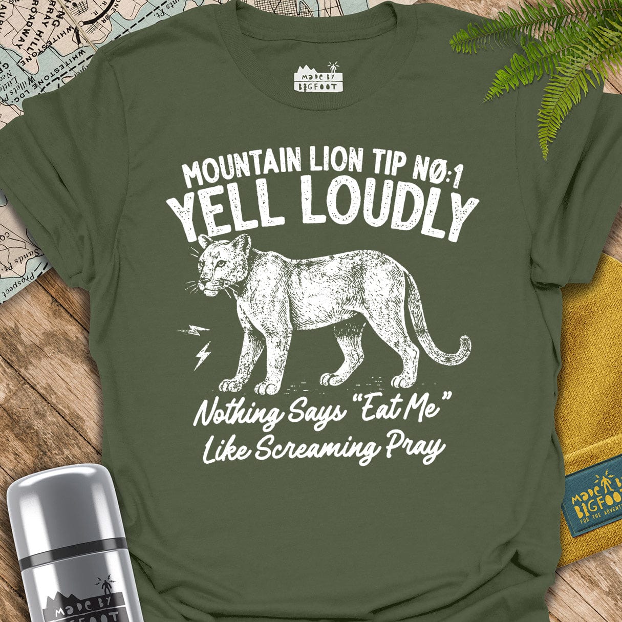 Mountain Lion Tip One. Yell Loudly. Nothing Says Eat Me Like Screaming Pray.
