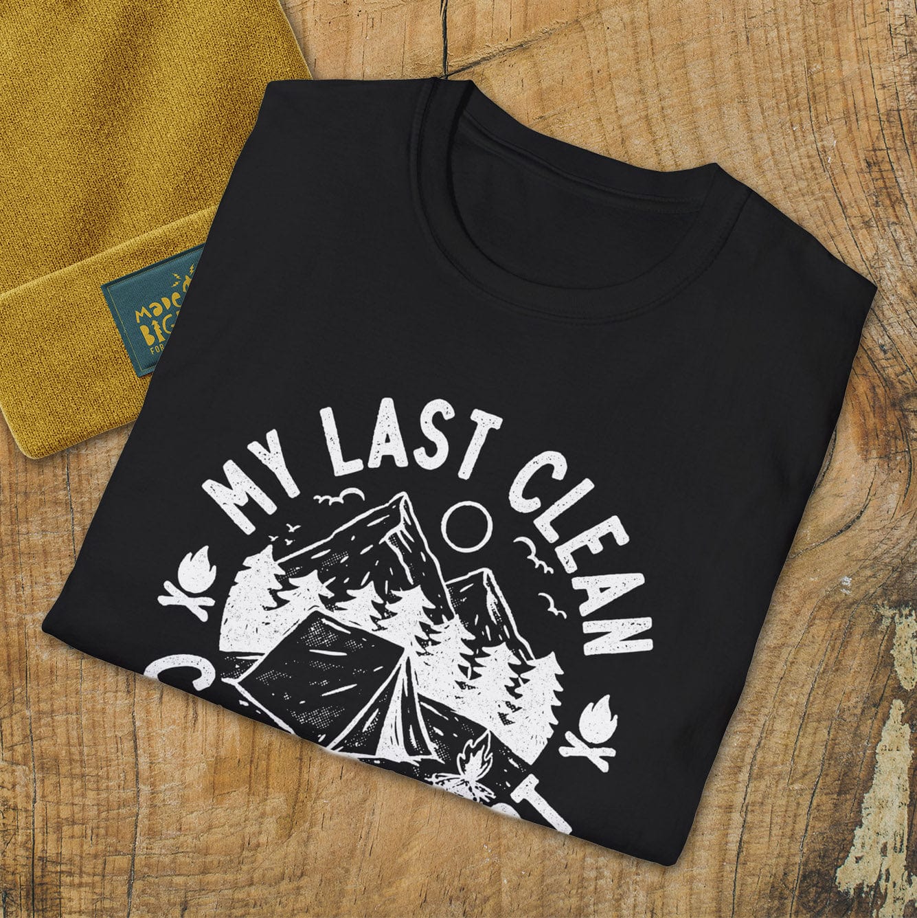 My Last Clean Camping Shirt