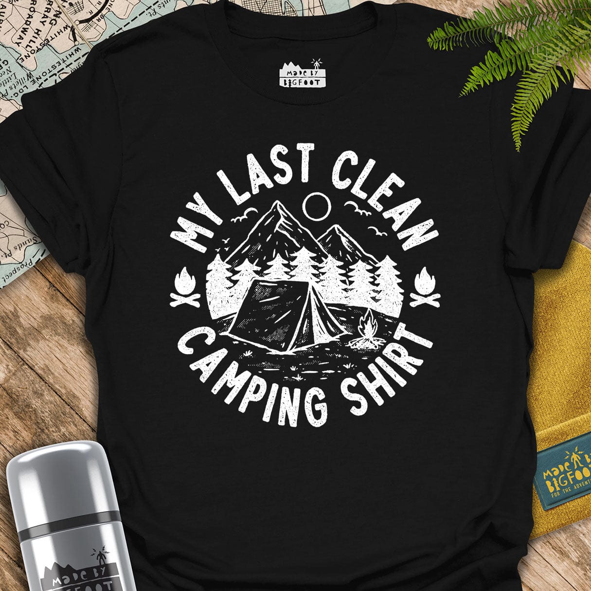 My Last Clean Camping Shirt