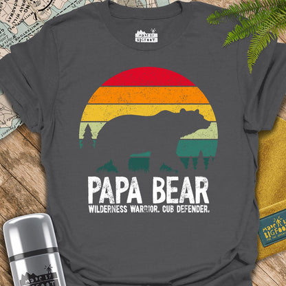Papa Bear Vintage. Wilderness Warrior. Cub Defender.