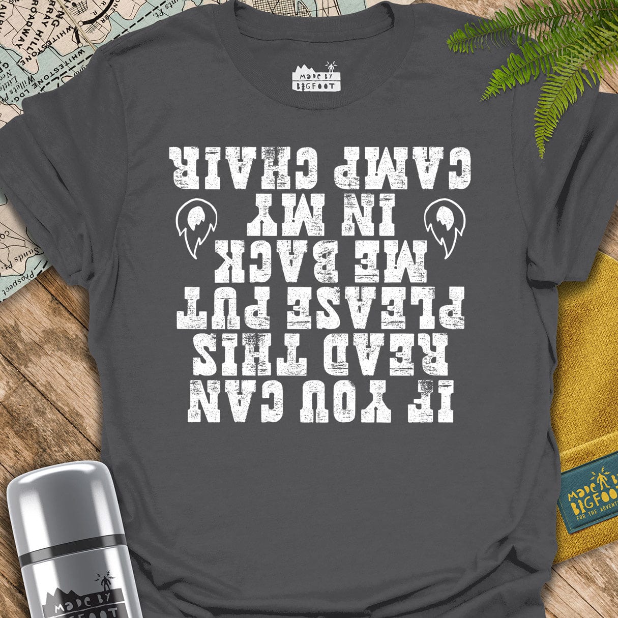 Put Me Back On My Camp Chair (Grunge)