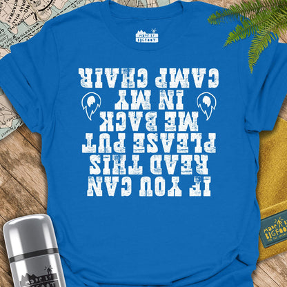 Put Me Back On My Camp Chair (Grunge)