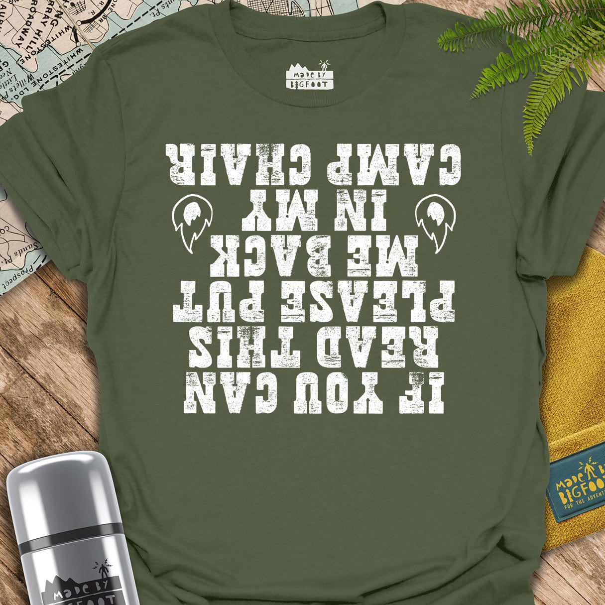 Put Me Back On My Camp Chair (Grunge)