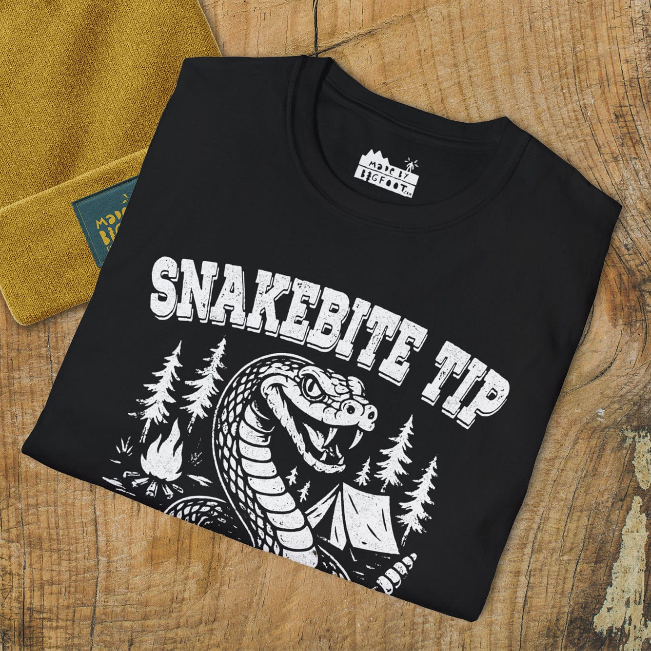 Snakebite Tip. If You Hear A Rattle. That's Not Your Phone. That's Your Fate.