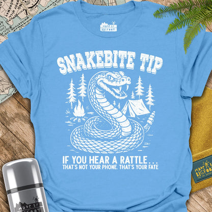 Snakebite Tip. If You Hear A Rattle. That's Not Your Phone. That's Your Fate.
