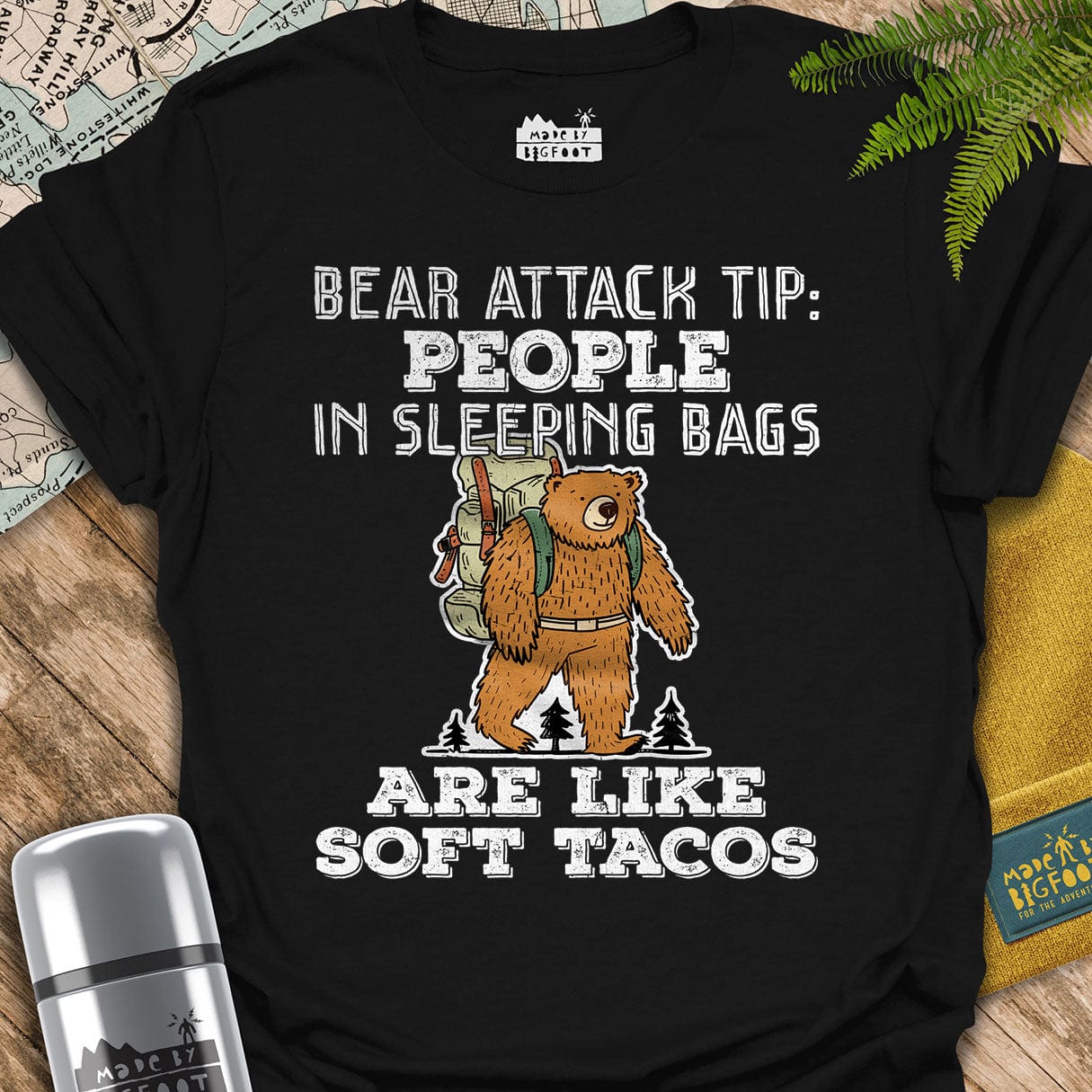 Bear Attack Tip. People In Sleeping Bags Are Like Soft Tacos