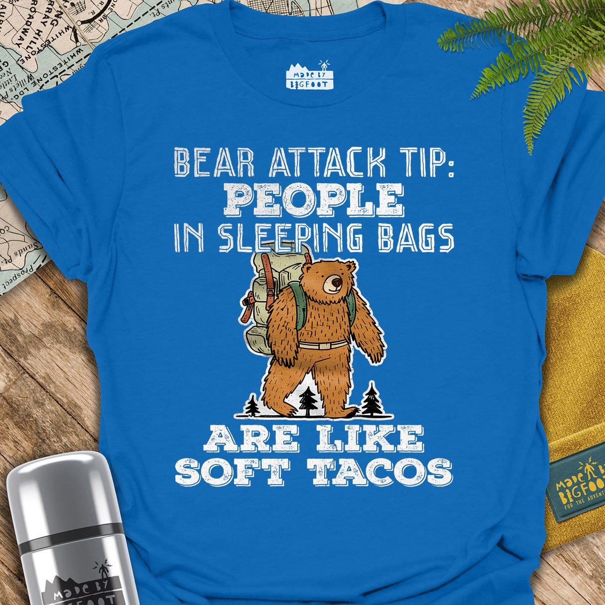 Bear Attack Tip. People In Sleeping Bags Are Like Soft Tacos