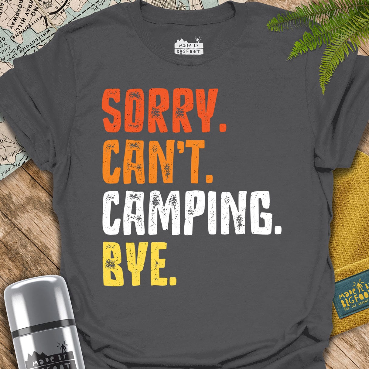 Sorry. Can't. Camping. Bye.