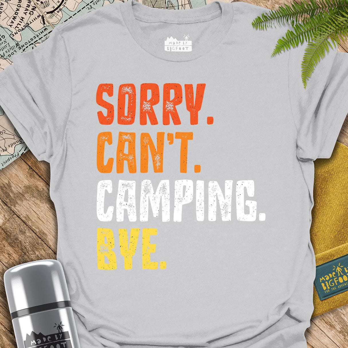 Sorry. Can't. Camping. Bye.