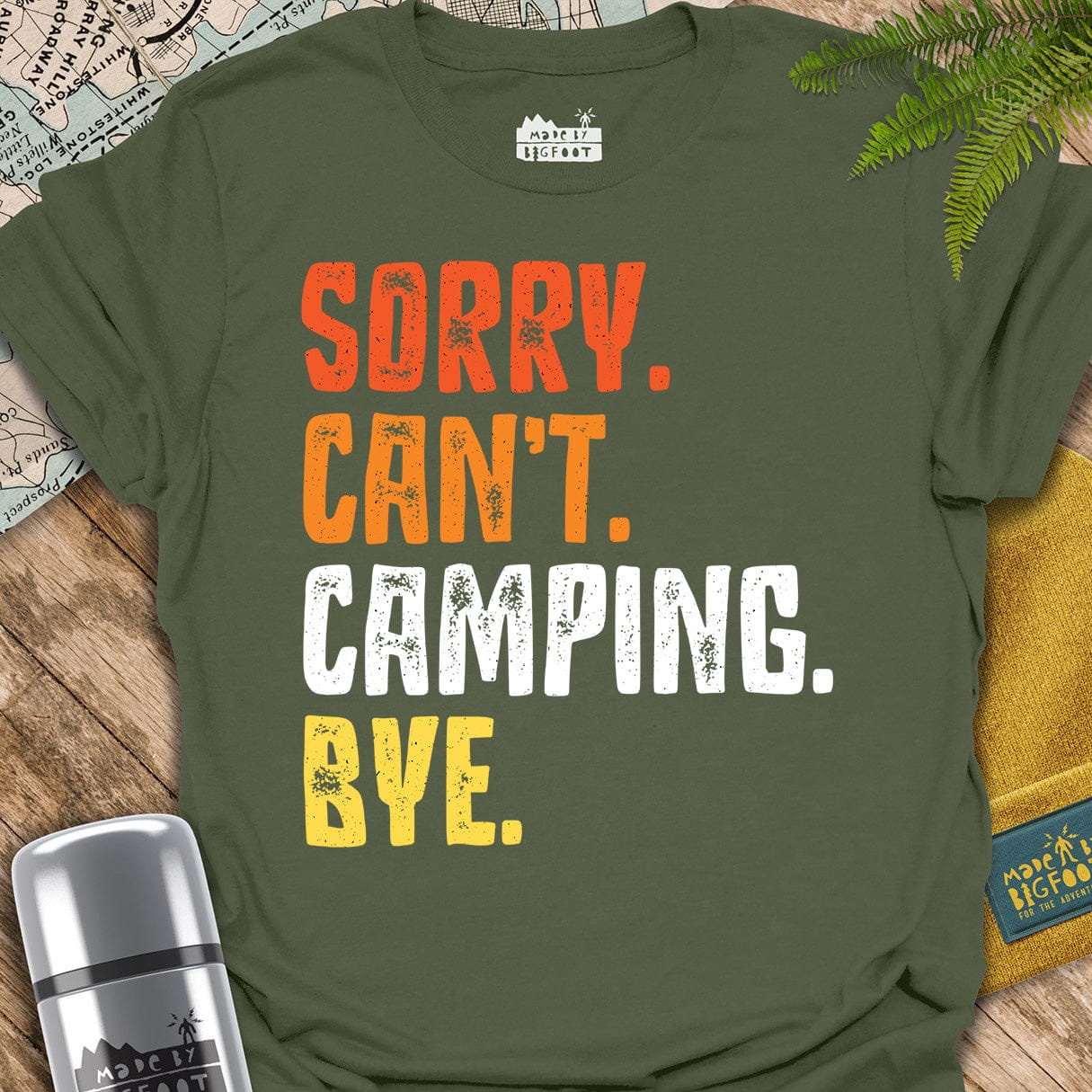 Sorry. Can't. Camping. Bye.